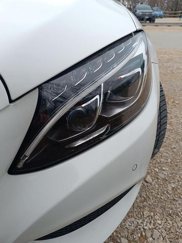 Usata Mercedes C200 150 CV (110 kW) 2016 Bianco Station wagon