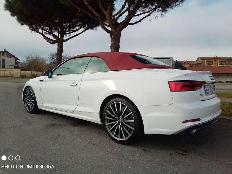 Usata Audi A5 Cabriolet Sport 252 CV (185 kW) 2017 Bianco Cabrio