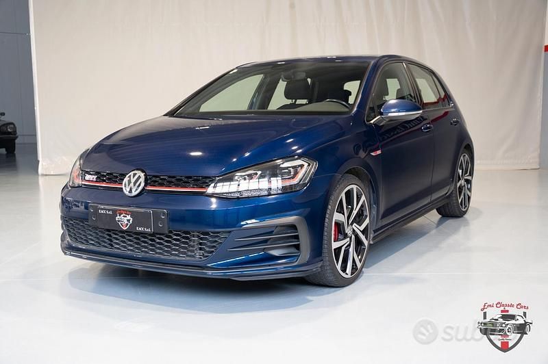 Usata VW Golf VII GTI 245 CV (180 kW) 2020 Blu Berlina