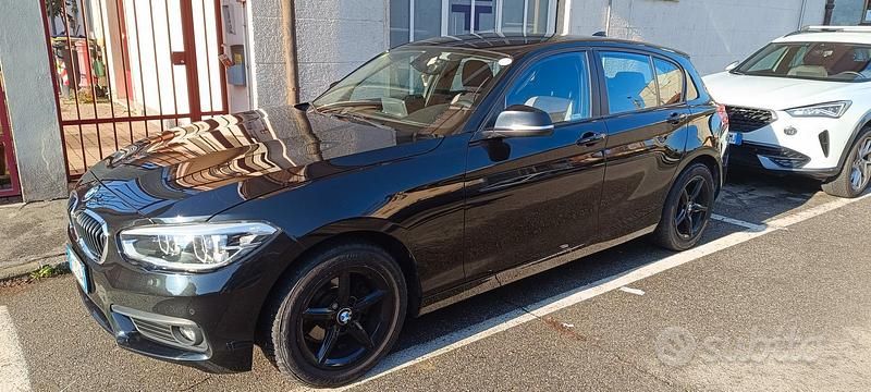 Usata BMW 116 Advantage 116 CV (85 kW) 2017 Nero Utilitaria