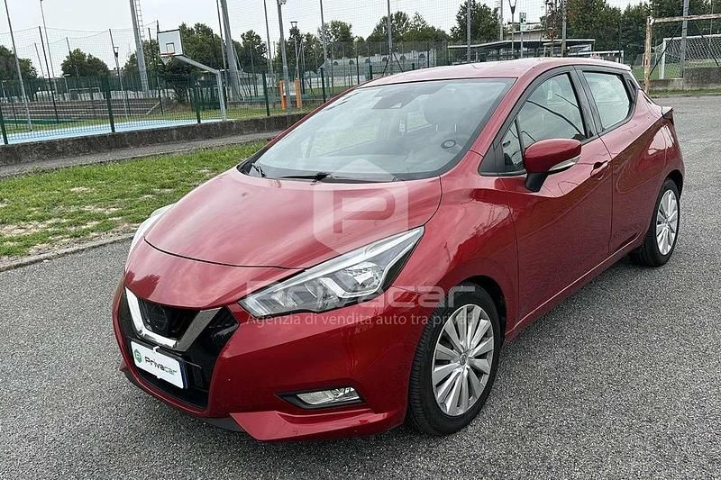 Rosso Usata 2018 Nissan Micra Acenta Due volumi | 8490 € (Ottimo prezzo) - Immagine 1/4