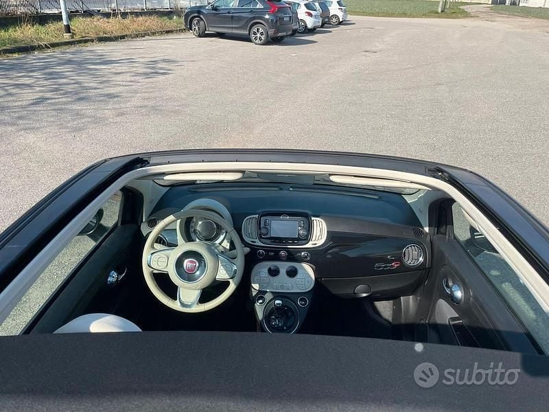 Usata Fiat 500C Lounge 69 CV (50 kW) 2019 Nero Cabrio