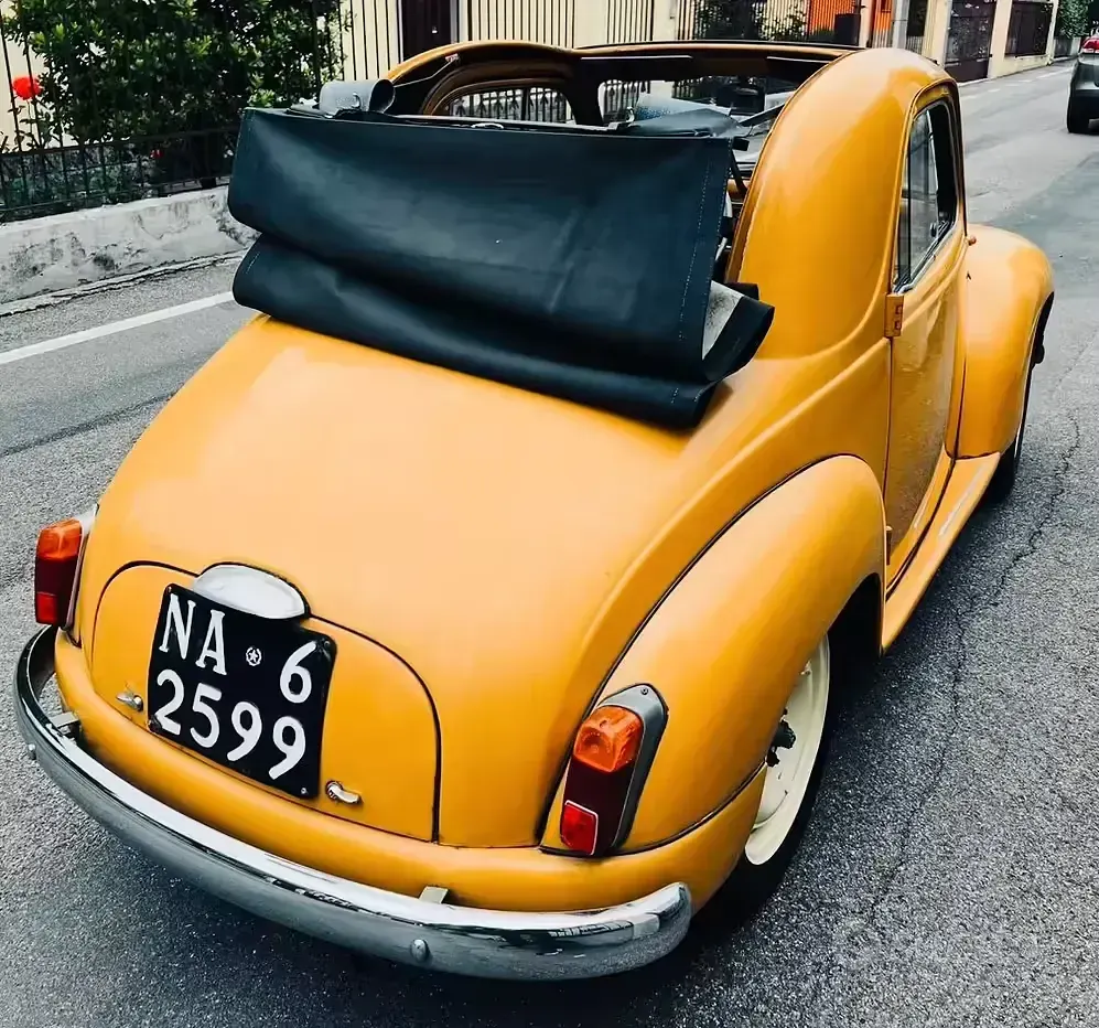 Usata Fiat Topolino 1950 Giallo Utilitaria