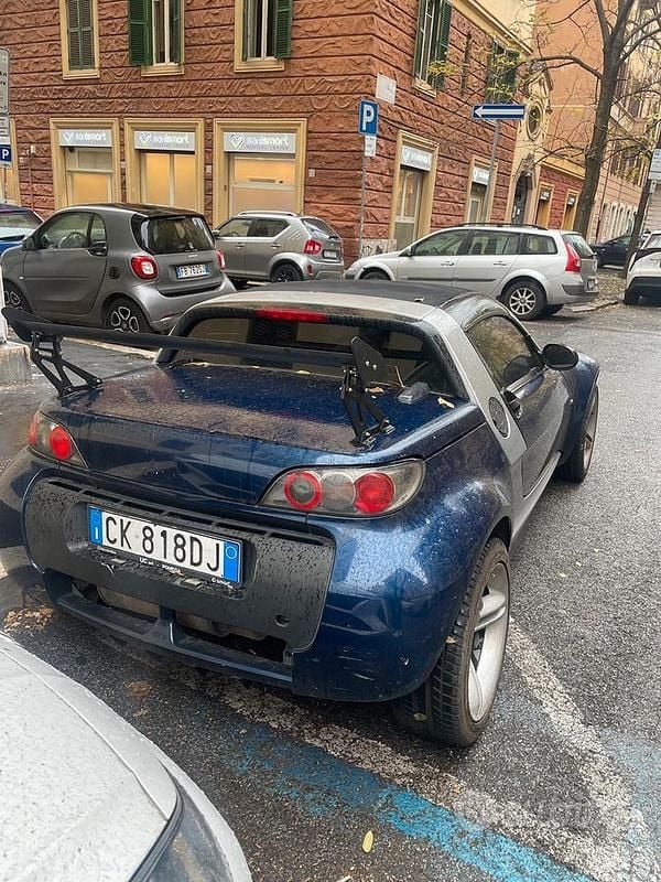 Usata Smart Roadster 82 CV (60 kW) 2003 Blu Cabrio