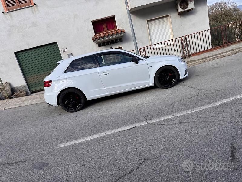 Usata Audi A3 S-Line 150 CV (110 kW) 2013 Bianco Berlina