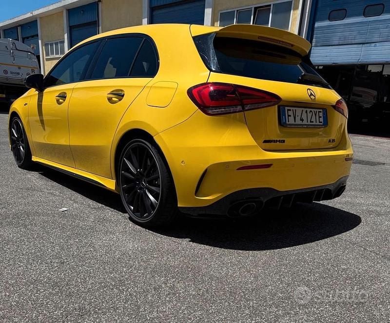 Usata Mercedes A35 AMG AMG 306 CV (225 kW) 2019 Giallo Berlina