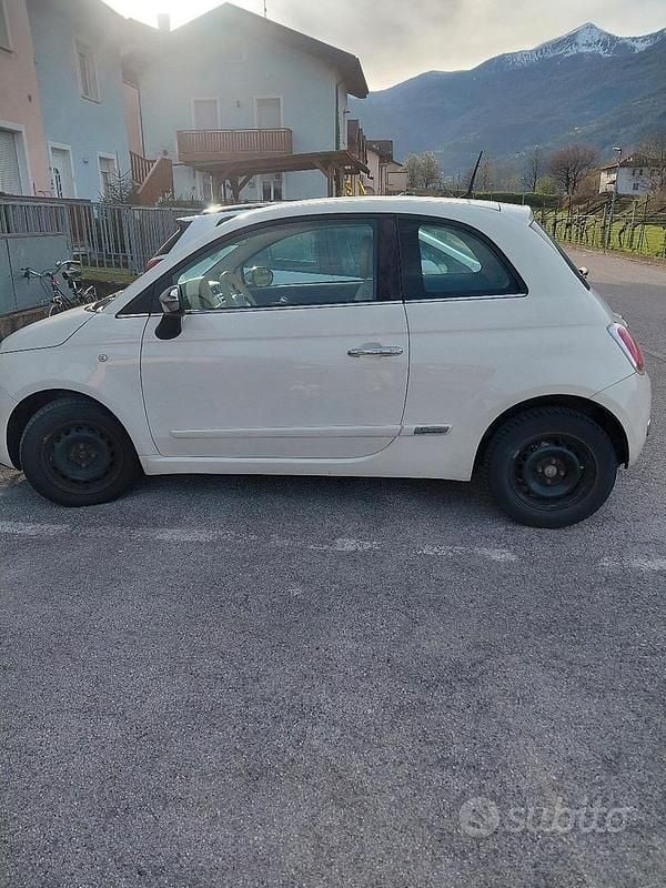 Usata Fiat 500 75 CV (55 kW) 2012 Bianco Berlina