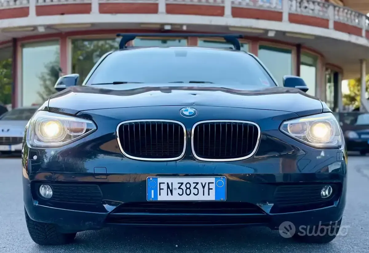 Usata BMW 118 Sport Line 143 CV (105 kW) 2014 Nero Utilitaria