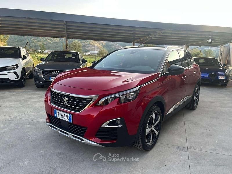 Usata Peugeot 3008 GT-line 131 CV (96 kW) 2018 Rosso SUV