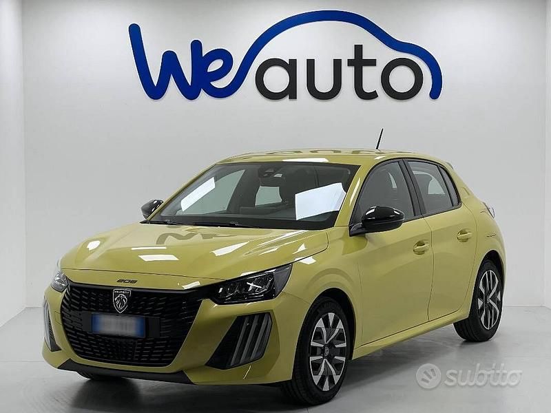 Usata Peugeot 208 Style 75 CV (55 kW) 2024 Giallo Utilitaria