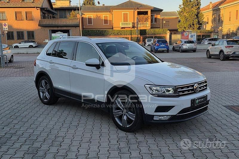 Usata VW Tiguan Style 150 CV (110 kW) 2017 Bianco SUV