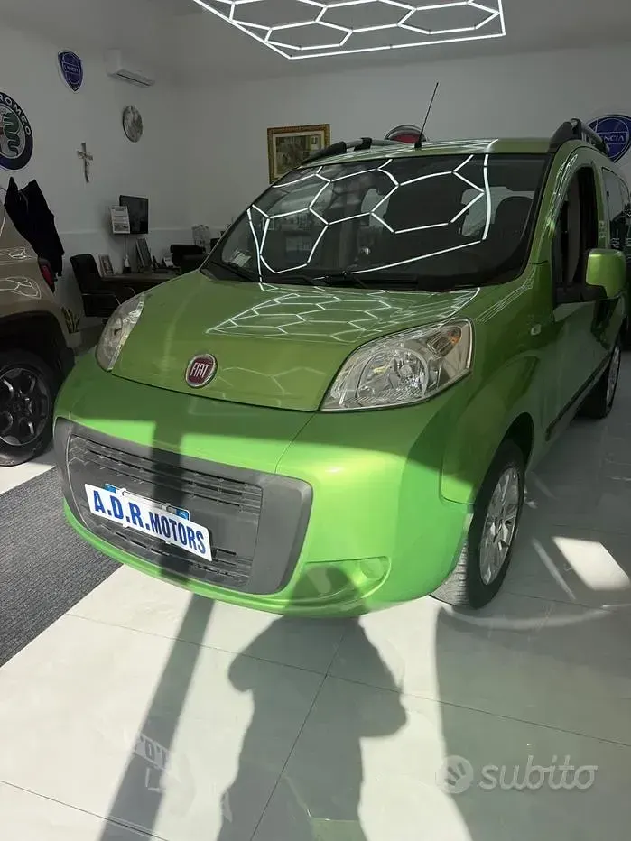 Usata Fiat Qubo Active 70 CV (51 kW) 2015 Verde Monovolume