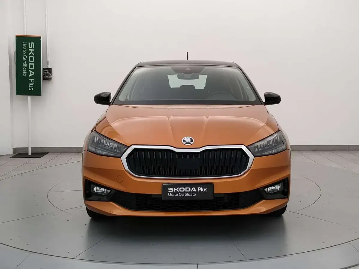 Usata Skoda Fabia Style 95 CV (69 kW) 2023 Arancione Utilitaria