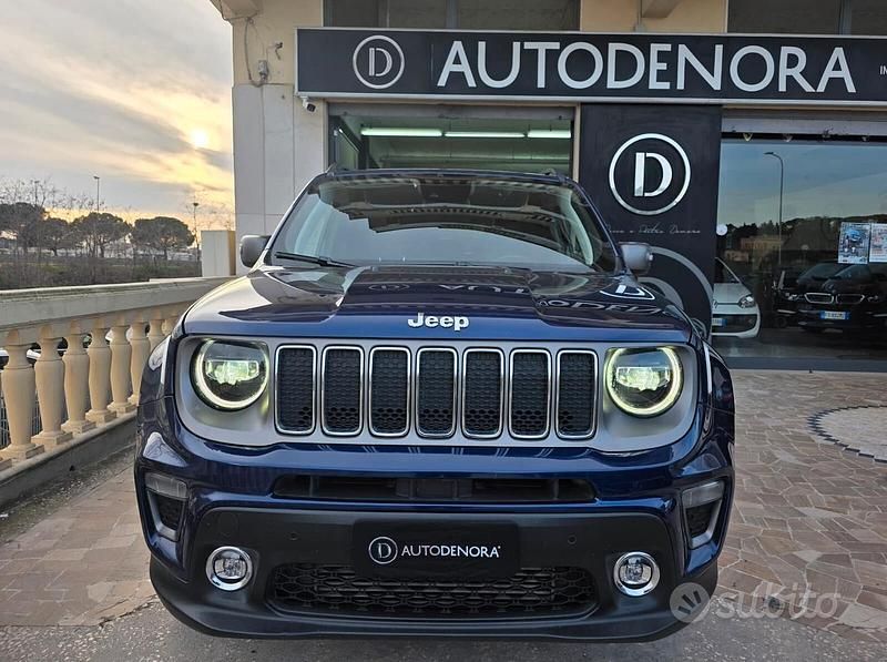 Usata Jeep Renegade Limited 140 CV (102 kW) 2020 Blu SUV