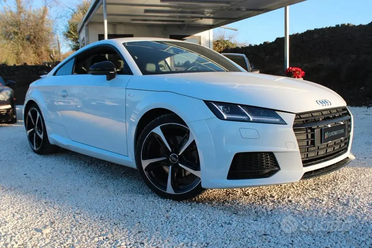 Usata Audi TT 180 CV (132 kW) 2018 Bianco Coupé
