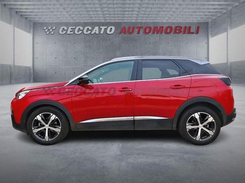 Usata Peugeot 3008 GT-line 131 CV (96 kW) 2018 Rosso SUV