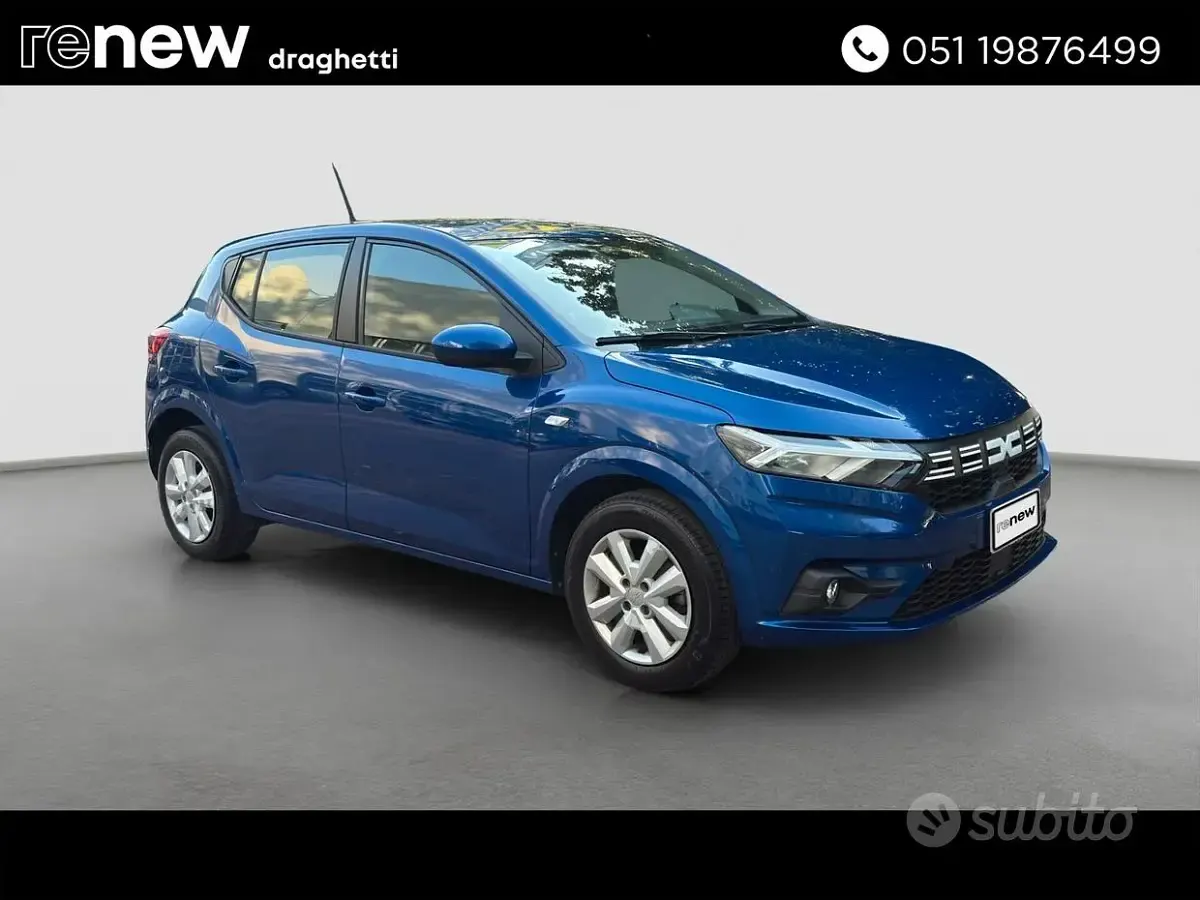 Usata Dacia Sandero Expression 101 CV (74 kW) 2023 Blu Berlina