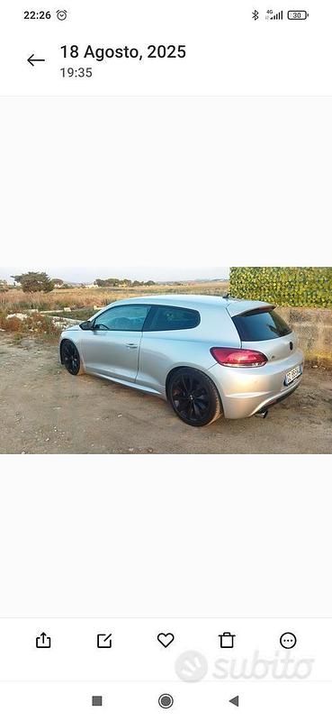 Usata VW Scirocco 140 CV (102 kW) 2009 Grigio Coupé