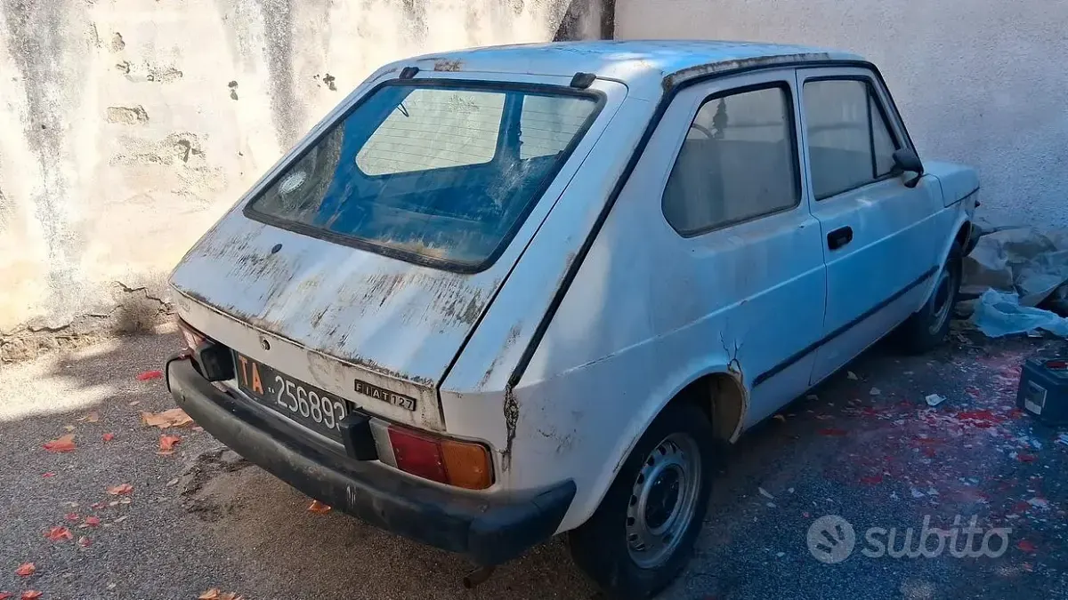 Usata Fiat 127 1970 Bianco Utilitaria