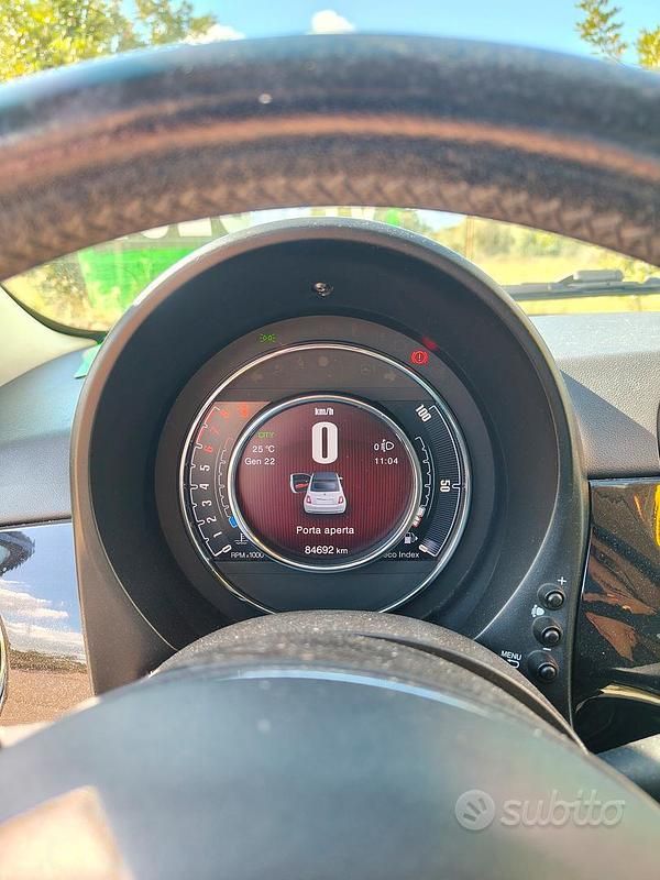 Usata Fiat 500C Lounge 2015 Nero Cabrio