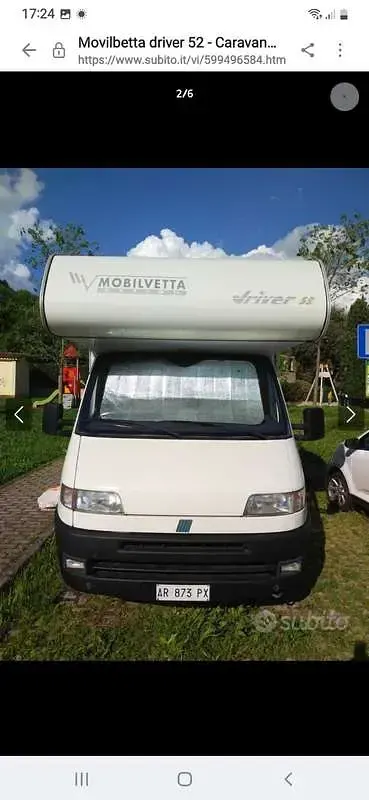 Usata Fiat Ducato 82 CV (60 kW) 1998 Bianco Furgone