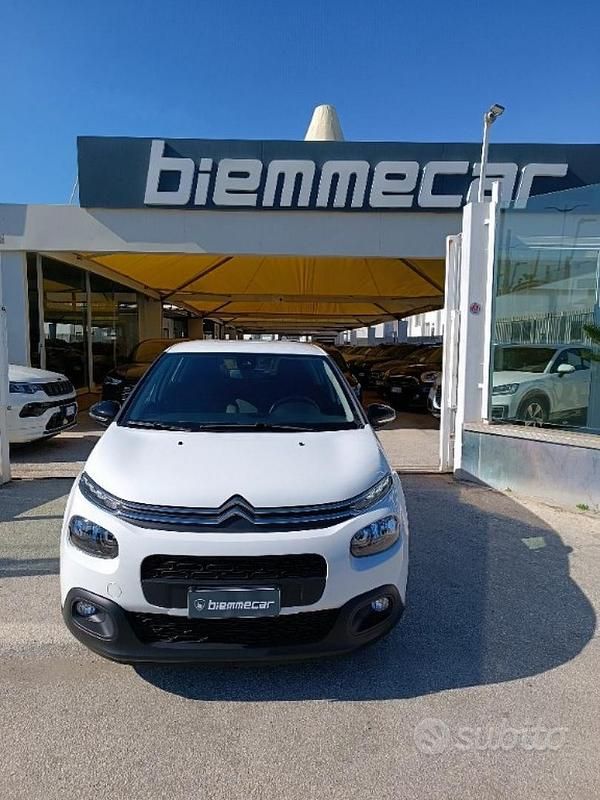 Usata Citroën C3 Feel 83 CV (61 kW) 2020 Bianco Utilitaria