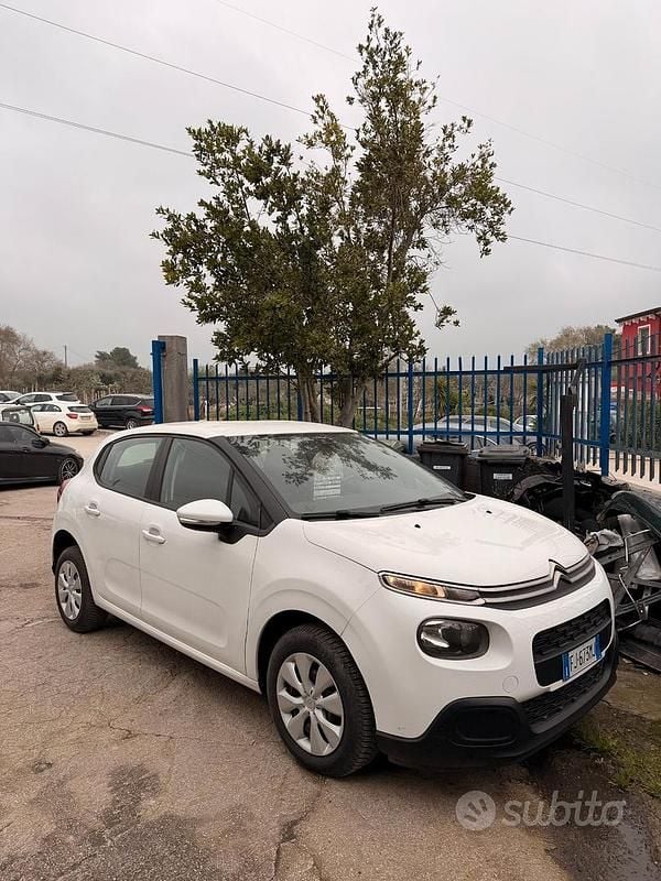Usata Citroën C3 75 CV (55 kW) 2018 Bianco Utilitaria