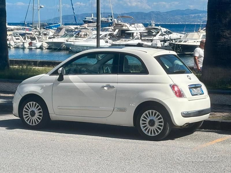 Usata Fiat 500 Lounge 2009 Bianco Utilitaria