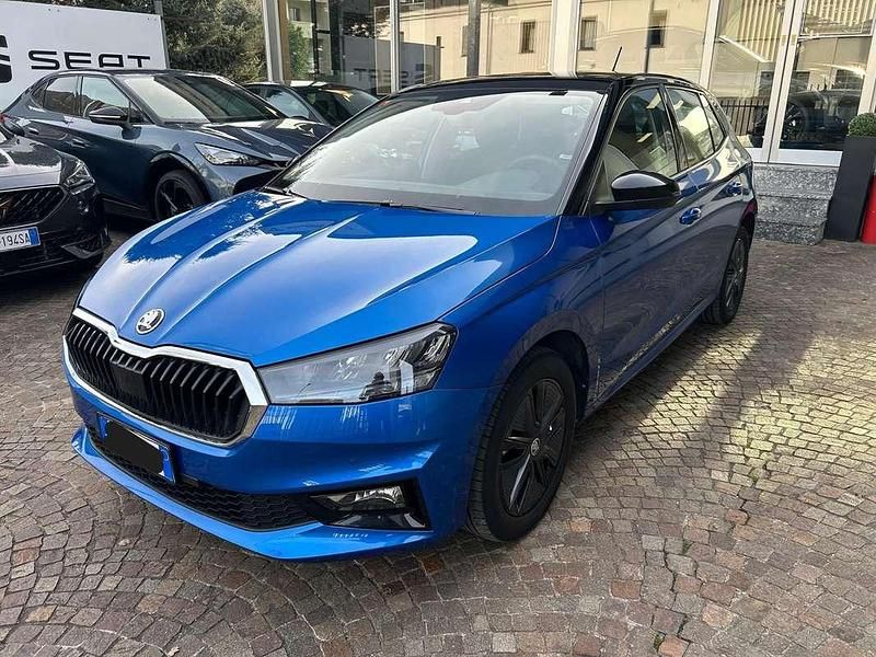 Usata Skoda Fabia Style 95 CV (69 kW) 2023 Blu/azzurro Utilitaria