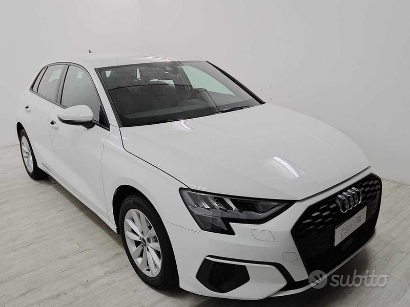 Usata Audi A3 150 CV (110 kW) 2021 Bianco Berlina