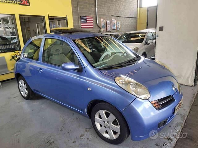 Usata Nissan Micra 80 CV (58 kW) 2003 Blu Utilitaria