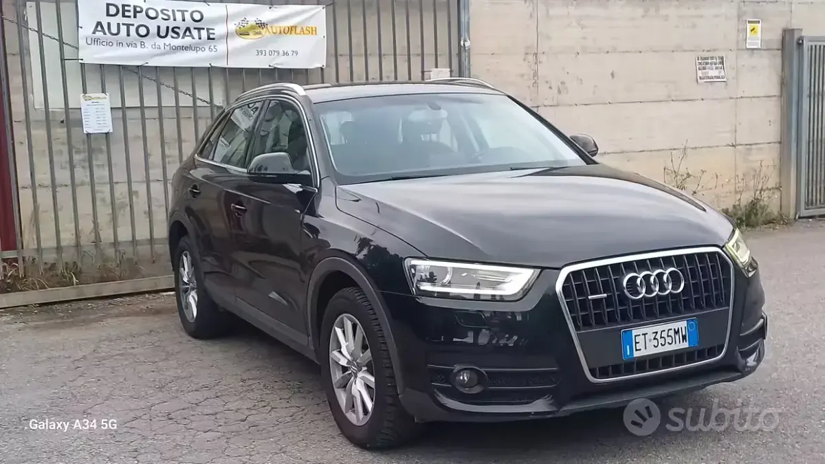 Usata Audi Q3 Advanced 140 CV (102 kW) 2013 Nero SUV