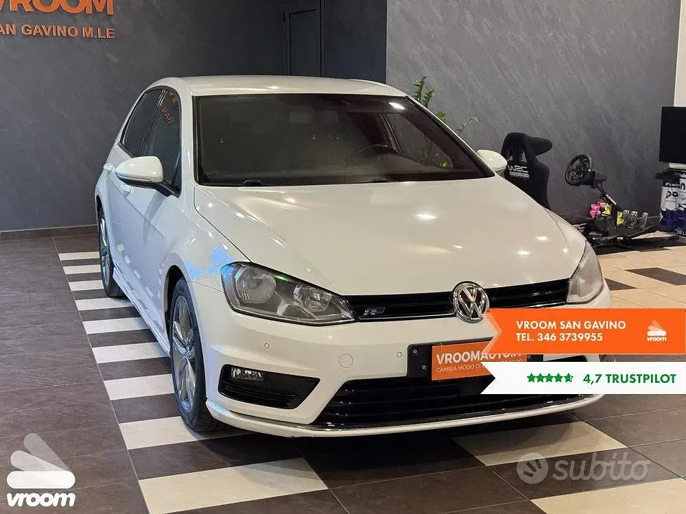 Usata VW Golf VII 110 CV (80 kW) 2016 Bianco Berlina