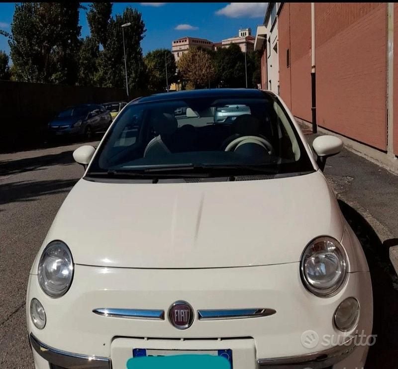 Usata Fiat 500 69 CV (50 kW) 2009 Bianco Utilitaria