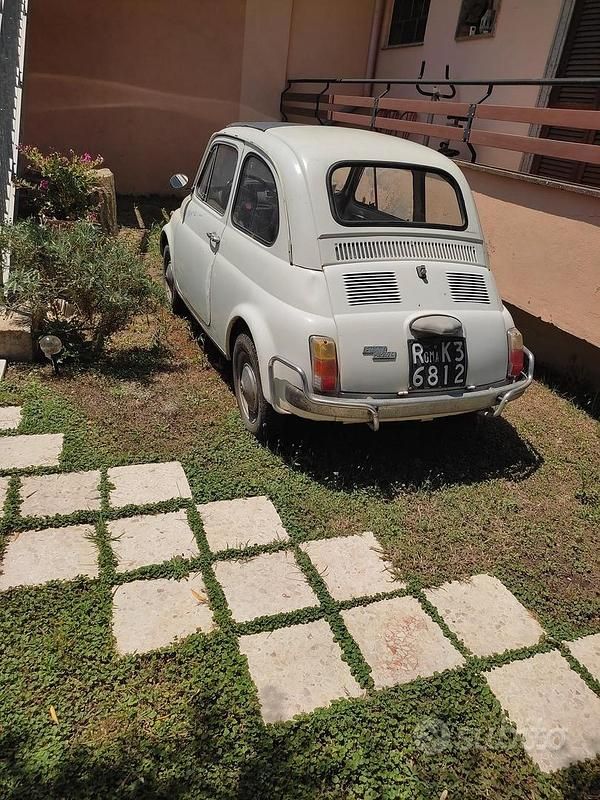 Usata Fiat 500 1970 Bianco Berlina