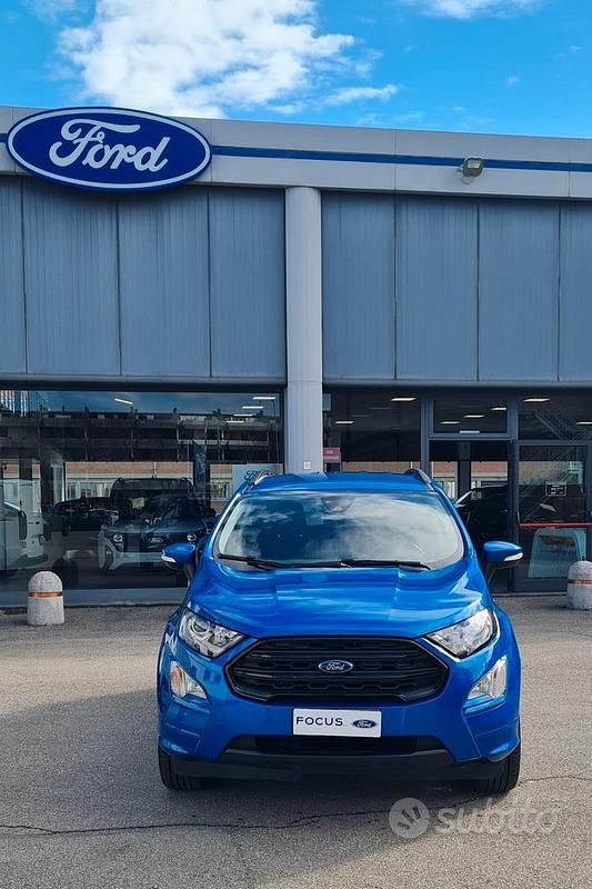 Usata Ford Ecosport ST 125 CV (91 kW) 2021 Blu/azzurro SUV