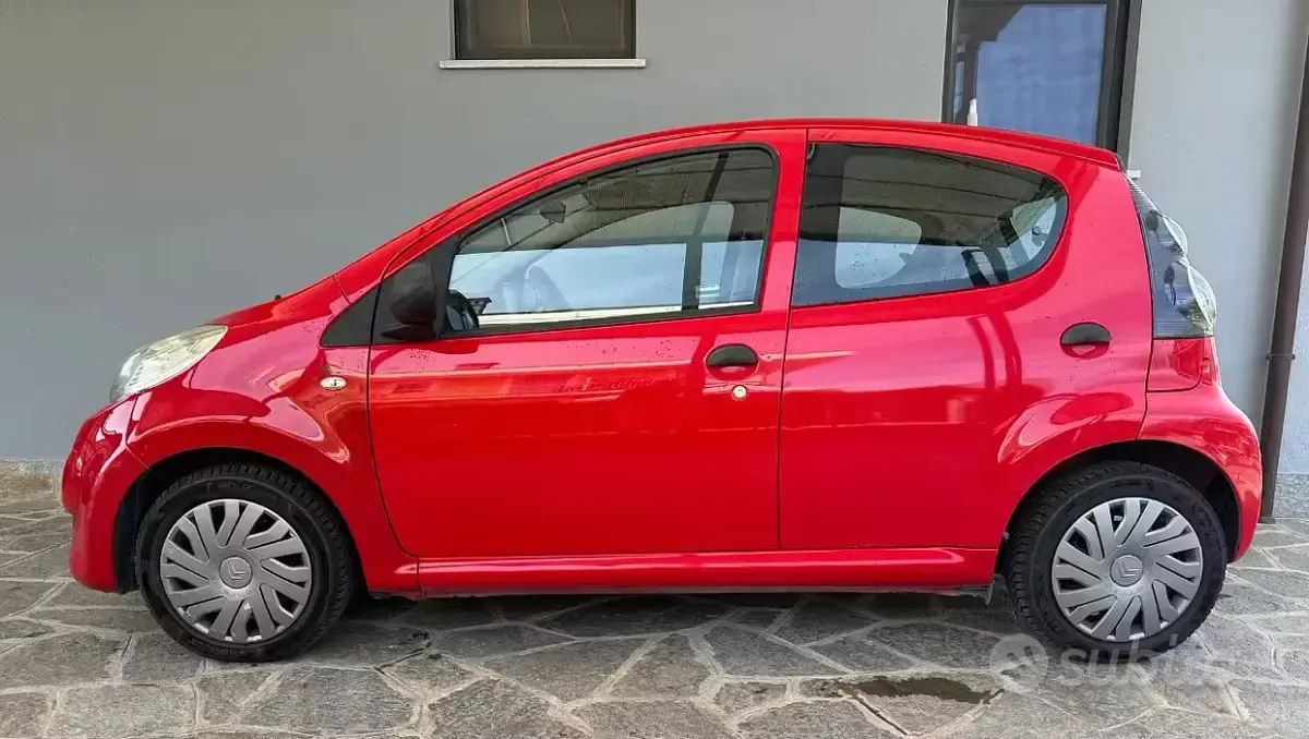 Usata Citroën C1 68 CV (50 kW) 2009 Rosso Utilitaria