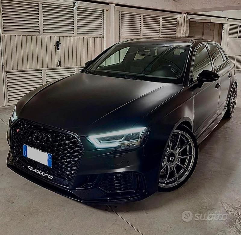 Usata Audi RS3 Sport 400 CV (294 kW) 2019 Nero Berlina