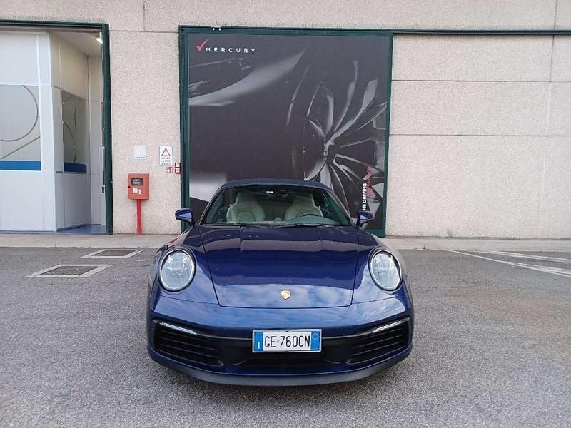 Usata Porsche 911 Carrera 4S Cabriolet 450 CV (330 kW) 2021 Blu/azzurro Cabrio