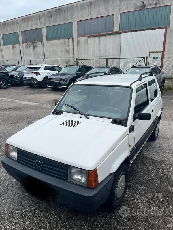 Usata Fiat Panda 54 CV (39 kW) 2001 Bianco Utilitaria