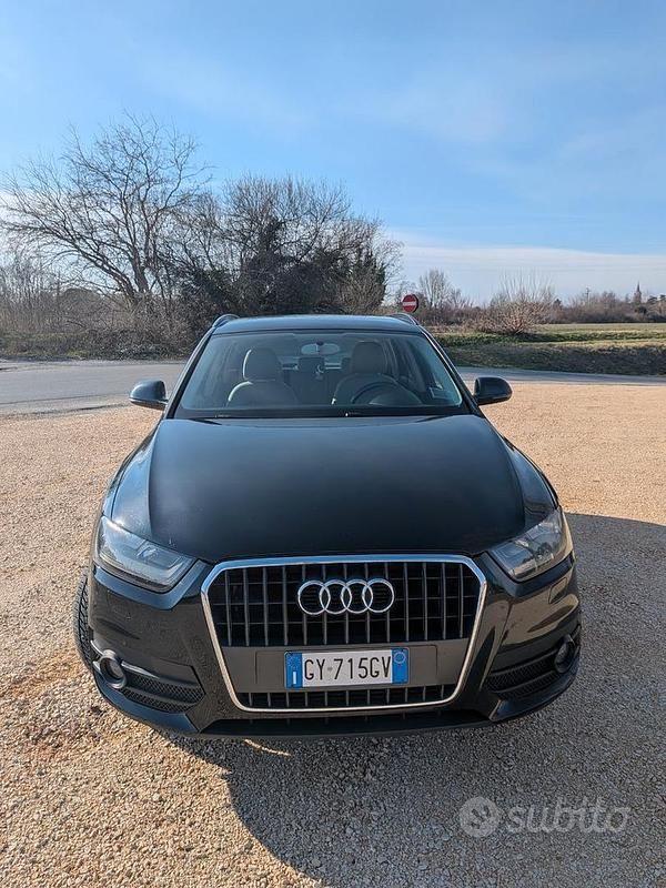 Usata Audi Q3 140 CV (102 kW) 2013 Nero SUV