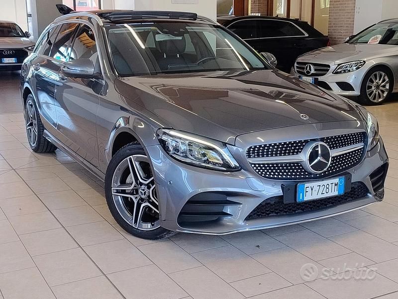 Usata Mercedes C220 Premium 194 CV (142 kW) 2019 Grigio Berlina
