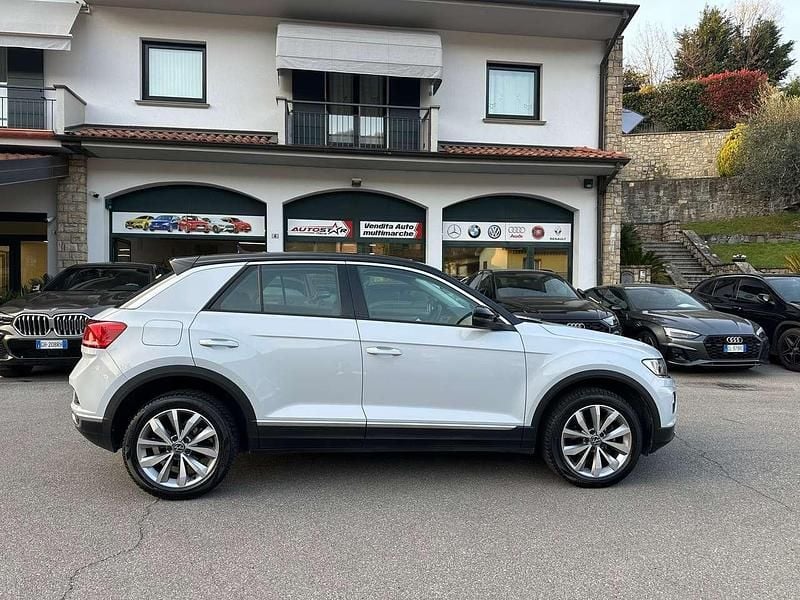 Usata VW T-Roc Advance 116 CV (85 kW) 2021 White silver metallizzato SUV
