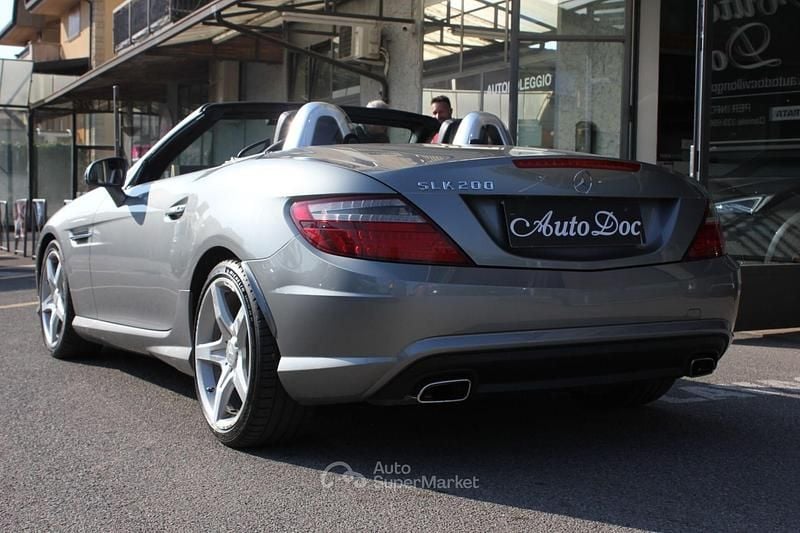 Usata Mercedes SLK200 Premium 184 CV (135 kW) 2013 Grigio Cabrio