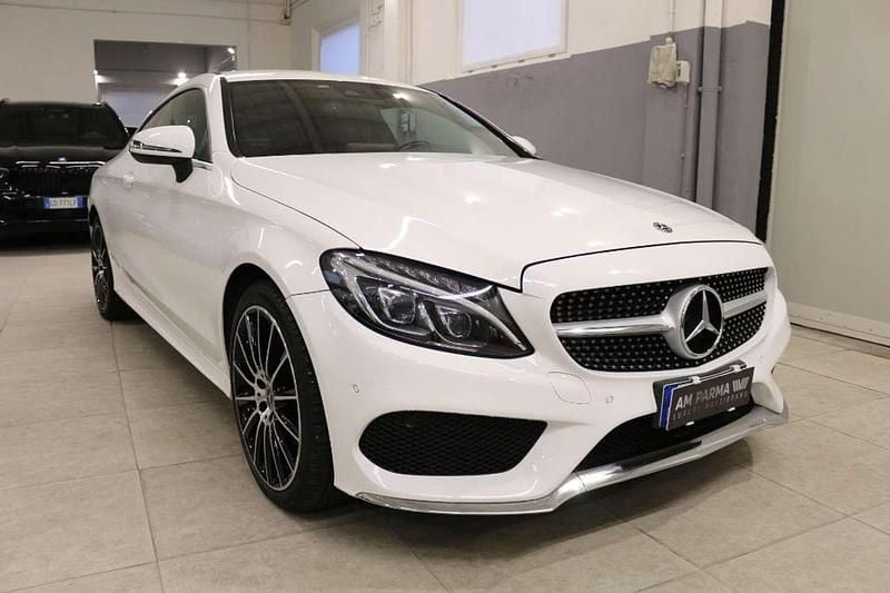 Bianco Usata 2018 Mercedes C220 Premium Coupé | 22.490 € (Buon prezzo) - Immagine 1/4