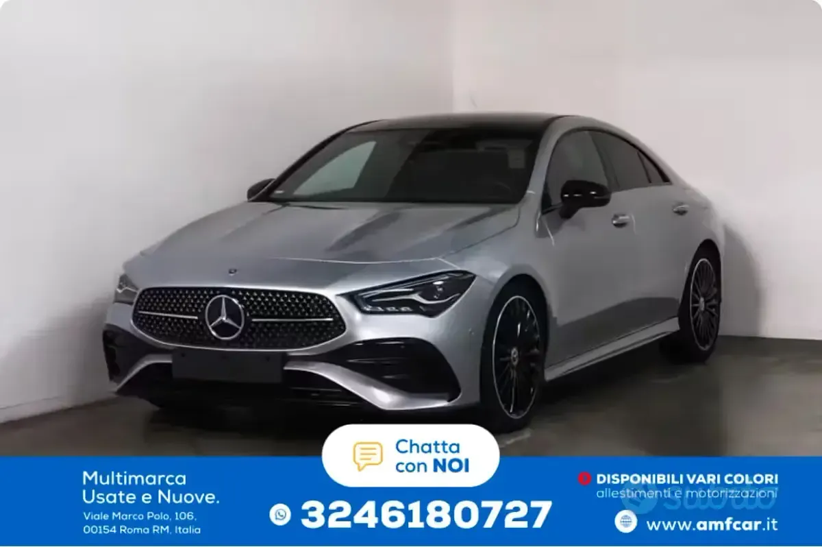 Usata Mercedes CLA200 AMG Line Premium 150 CV (110 kW) 2025 Grigio Berlina