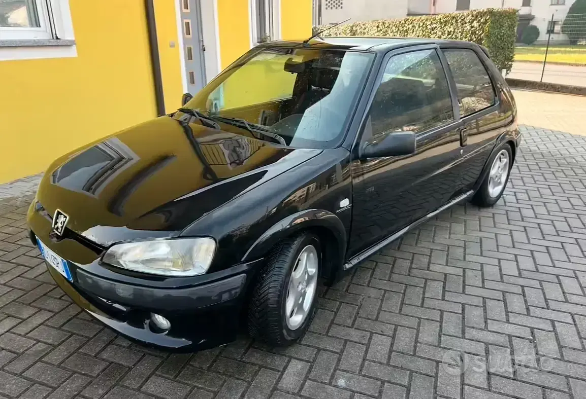 Gebraucht Peugeot 106 101 PS (74 kW) 2000 Schwarz Kleinwagen