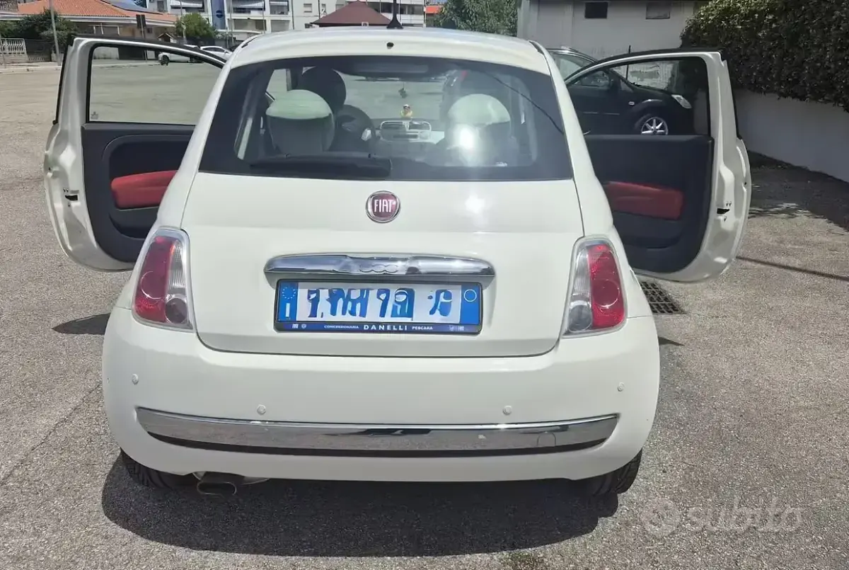 Usata Fiat 500 69 CV (50 kW) 2015 Bianco Berlina