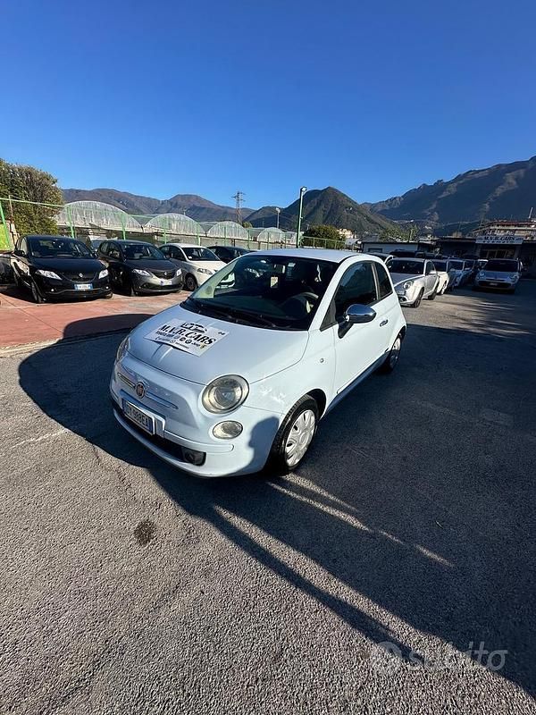 Usata Fiat 500 75 CV (55 kW) 2009 Bianco Cabrio