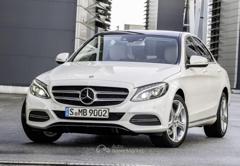 Usata Mercedes C220 170 CV (125 kW) 2015 Bianco Berlina